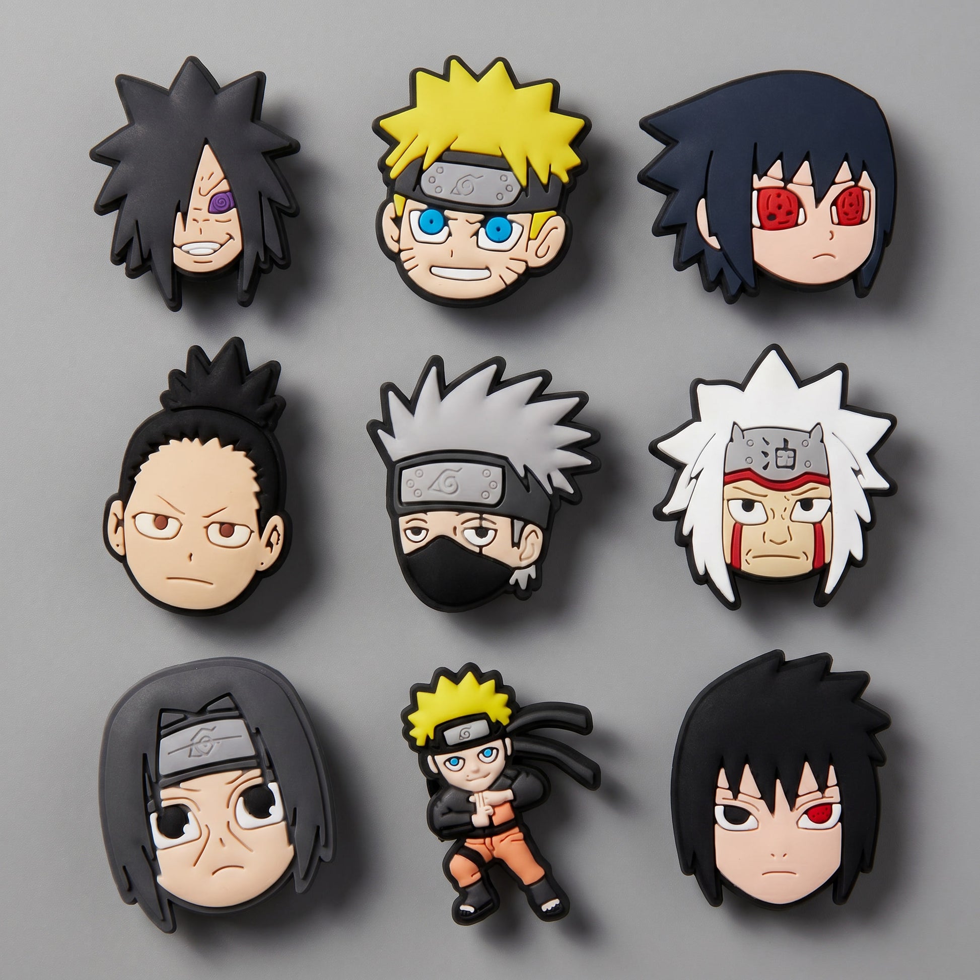 Anime Karakter Çanta Charm Seti – 9 Parça